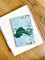 Light Blue Floral Spring Notepad - 4x6 Inches (*Notepad Only*)